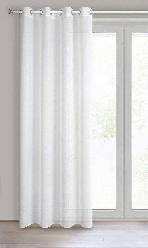 FIRANA GOTOWA MARGO 140X250 CM BIAŁY