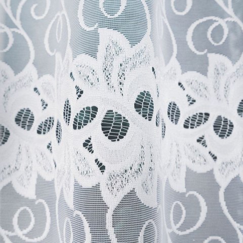 Firanka gotowa żakardowa BASTIA rozmiar 130x250 cm kolor biały