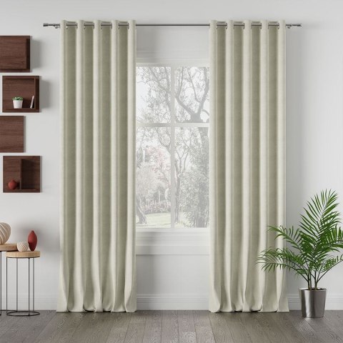 MILAS Tkanina dekoracyjna, wysokość 290cm, kolor 002 ciemny kremowy MILAS0/000/002/000290/1