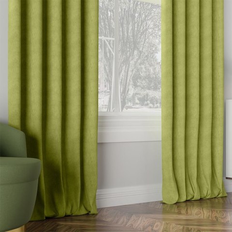 MILAS Tkanina dekoracyjna, wysokość 290cm, kolor 015 limonkowy MILAS0/000/015/000290/1