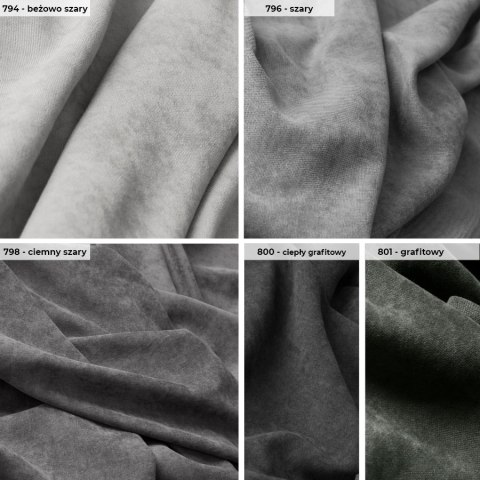 MILAS Tkanina dekoracyjna, wysokość 290cm, kolor 016 szarozielony MILAS0/000/016/000290/1