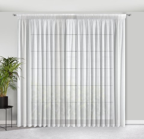 FIRANA GOTOWA MARGO NA TAŚMIE 300X270 CM BIAŁY