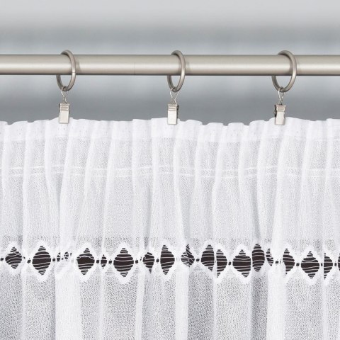 Firanka żakardowa na metry 018669 wysokość 230 cm kolor biały