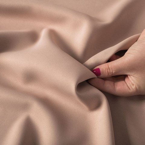 GRETA Tkanina dekoracyjna typu balckout, wysokość 320cm, kolor 009 pudrowy różowy 004204/TDP/009/000320/1