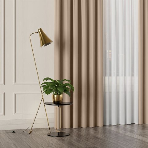 GRETA Tkanina dekoracyjna typu blackout, wysokość 320cm, kolor 004 beżowy 004204/TDP/004/000320/1