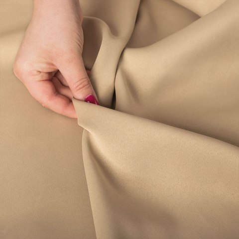 GRETA Tkanina dekoracyjna typu blackout, wysokość 320cm, kolor 004 beżowy 004204/TDP/004/000320/1