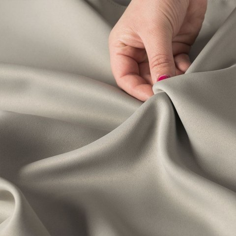 GRETA Tkanina dekoracyjna typu blackout, wysokość 320cm, kolor 010 szaro-beżowy 004204/TDP/010/000320/1