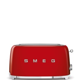 Czerwony toster Smeg 2x4 TSF02RDEU 4 kromki jednocześnie
