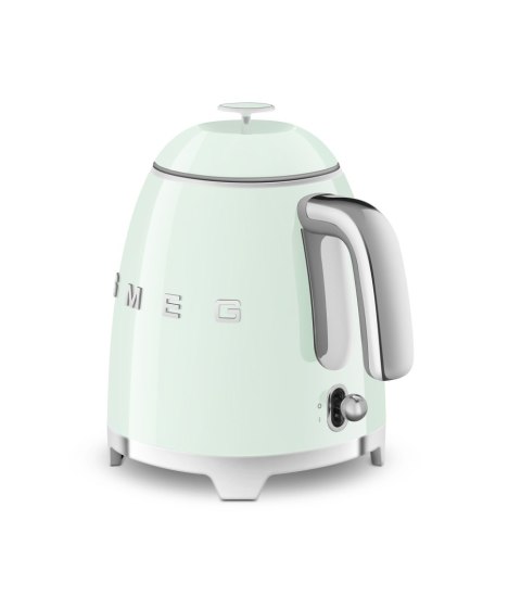 elektryczny czajnik smeg pistacjowy od boku