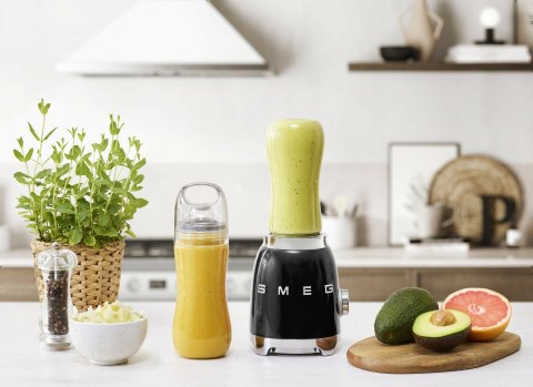 Blender mini Smeg czarny 300w PBF01BLEU