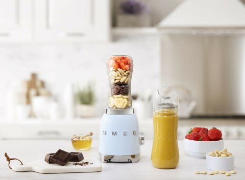 Blender mini Smeg pastelowy błękit 300w PBF01BLEU