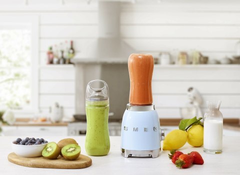 Blender mini Smeg pastelowy błękit 300w PBF01BLEU