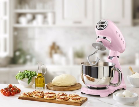 Robot planetarny Pastelowy róż 800w Smeg SMF03PKEU