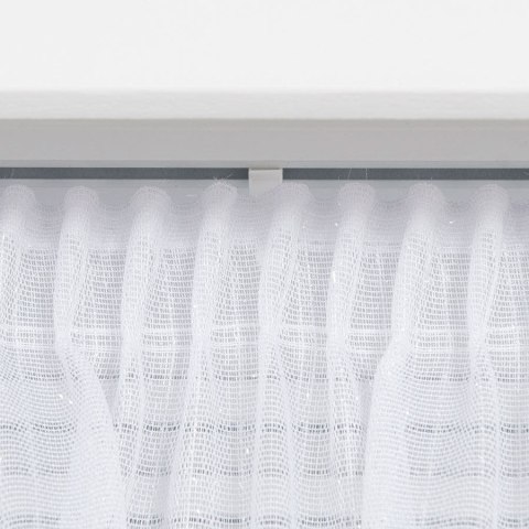 Firanka fantazyjna z ołowianką na metry 001155 wysokość 300 cm kolor biały