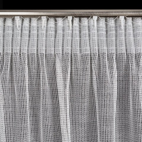 FIRANA GOTOWA KIM 2 NA TAŚMIE 140X300 CM SREBRNY