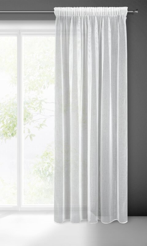 FIRANA GOTOWA KIM NA TAŚMIE 140X300 CM BIAŁY