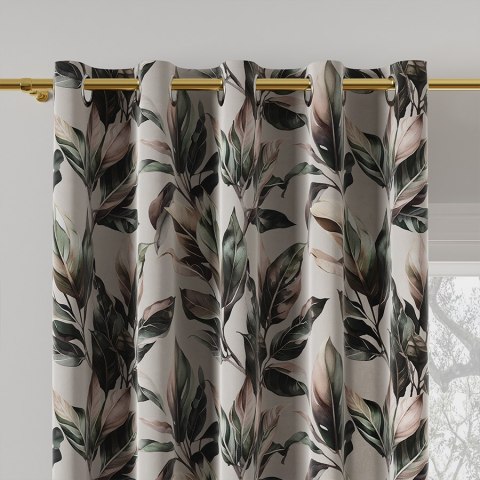 SAMANTA Tkanina dekoracyjna typu MILAS, szerokość 150cm, kolor 001 beżowy D00126/MIL/001/150000/1