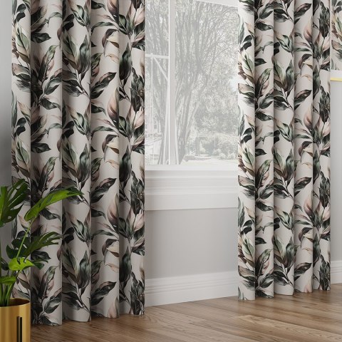 SAMANTA Tkanina dekoracyjna typu MILAS, szerokość 150cm, kolor 001 beżowy D00126/MIL/001/150000/1