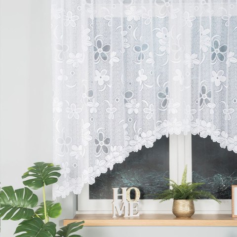 Firanka żakardowa gotowa RENATA 150x300 cm kolor biały