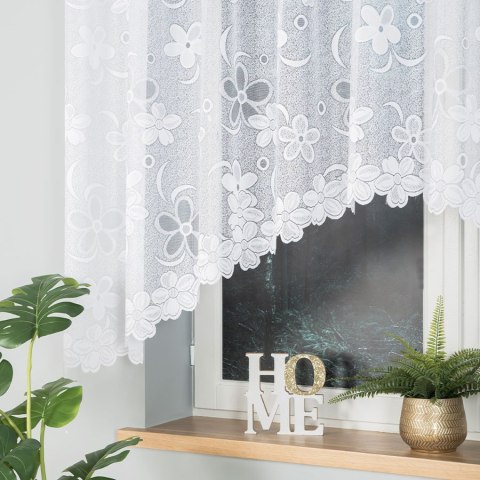 Firanka żakardowa gotowa RENATA 150x300 cm kolor biały