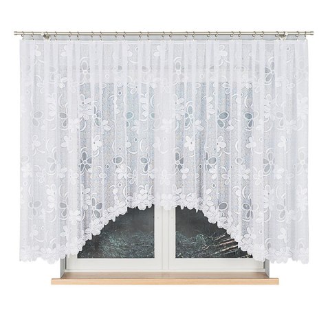 Firanka żakardowa gotowa RENATA 150x400 cm kolor biały