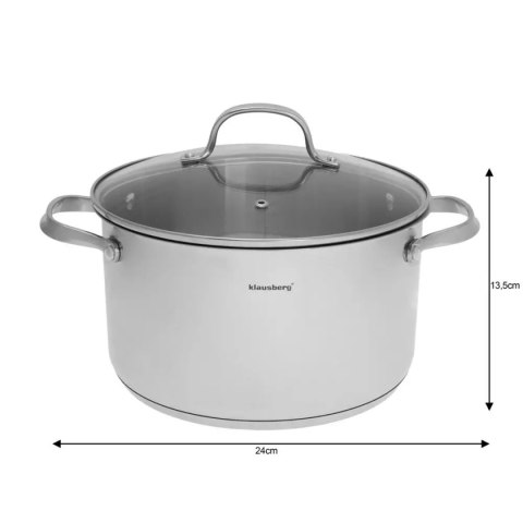 Zestaw garnków stalowych (9 el.) Klausberg KB-7215