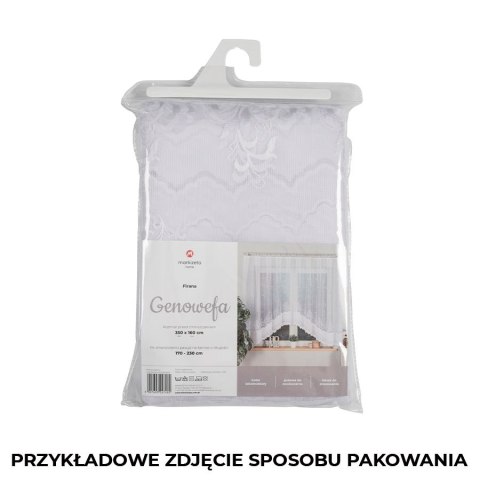 Firanka żakardowa GENOWEFA 350x160cm kolor biały