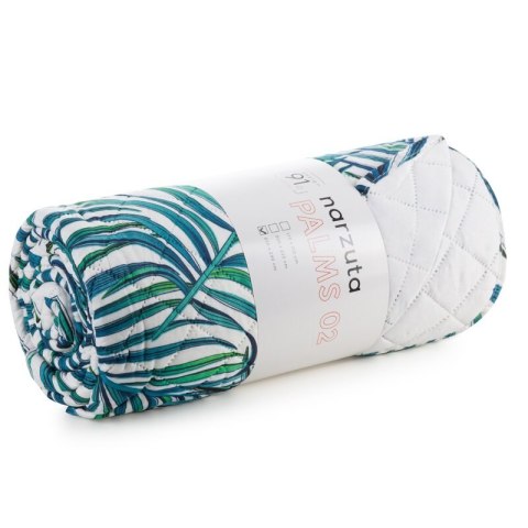 NARZUTA D91 PALMS 02 170X210 CM BIAŁY