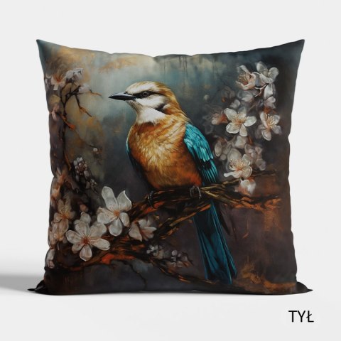 PTAK ATOS Poszewka dekoracyjna VELVET, 40x40cm, kolor 001 ciemny turkusowy; petrol P00149/POP/001/040040/1