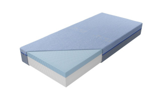 Materac MEDIVIS TALALAY BLUE 120x200 cm. Twardość H2