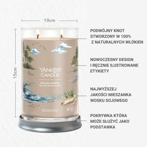 SEASIDE WOODS tumbler z 2 knotami - Yankee Candle