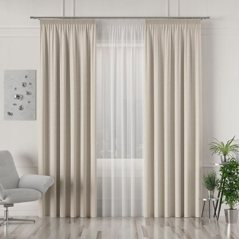 IBIZA Tkanina dekoracyjna, wysokość 300cm, kolor 002 chłodny kremowy 027823/TDP/002/000300/1