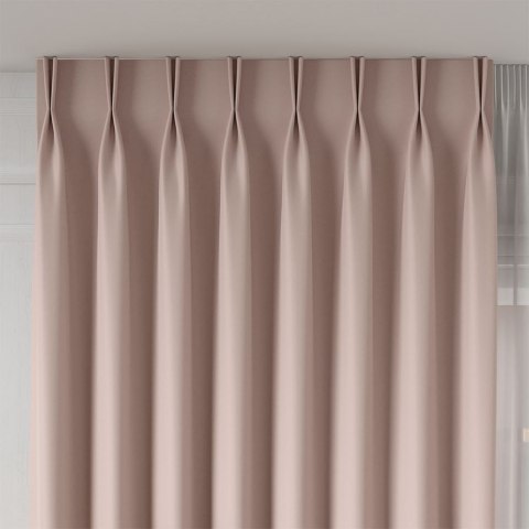 GRETA Tkanina dekoracyjna typu balckout, wysokość 320cm, kolor 009 pudrowy różowy 004204/TDP/009/000320/1