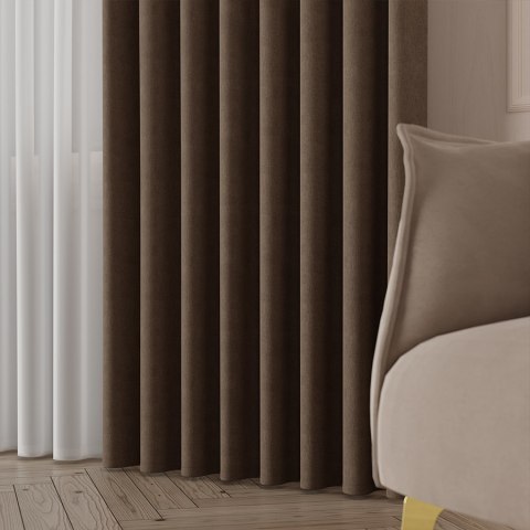 MANUEL Tkanina dekoracyjna, wysokość 300cm, kolor 779 ciepły brązowy TD0016/TDP/779/000300/1