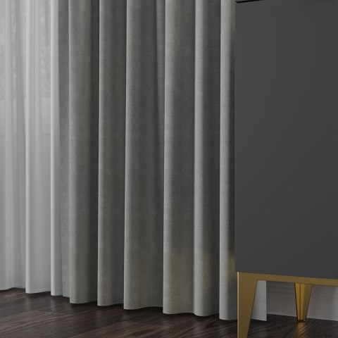 MANUEL Tkanina dekoracyjna, wysokość 300cm, kolor 791 jasny szary TD0016/TDP/791/000300/1