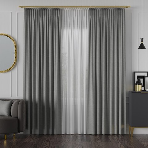 MANUEL Tkanina dekoracyjna, wysokość 300cm, kolor 791 jasny szary TD0016/TDP/791/000300/1