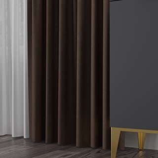 MANUEL Tkanina dekoracyjna, wysokość 300cm, kolor 811 ciemny brązowy TD0016/TDP/811/000300/1