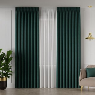 MANUEL Tkanina dekoracyjna, wysokość 300cm, kolor 813 szmaragdowy zielony TD0016/TDP/813/000300/1