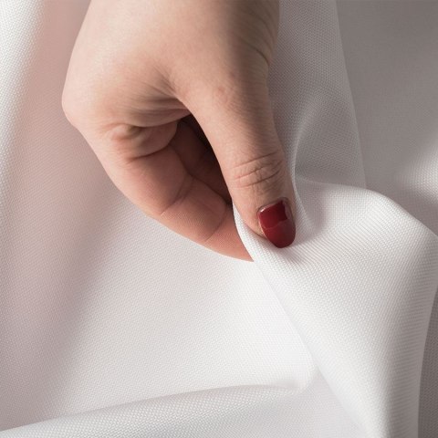 NINA WODOODPORNA Tkanina dekoracyjna, szerokość 164cm, kolor 001 biały D00000/NIW/001/164000/1