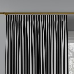 ASLAN Tkanina dekoracyjna wodoodporna, szerokość 180cm, kolor 011 czarno-biały 015338/TZM/011/180000/1