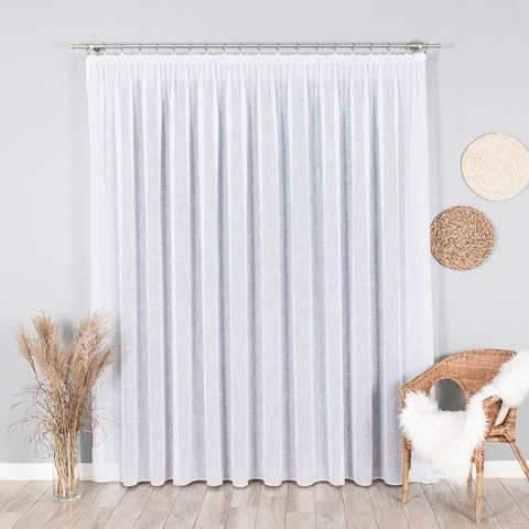 Firanka fantazyjna, wysokość 290cm, kolor 001 biały 015597/000/001/000290/1