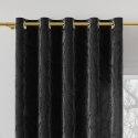 BOTANIKA Tkanina dekoracyjna, wysokość 300 cm, kolor 025 czarny 374161/TZP/025/000300/1