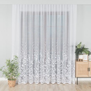 Firanka żakardowa na metry 910001 wysokość 250 cm kolor biały
