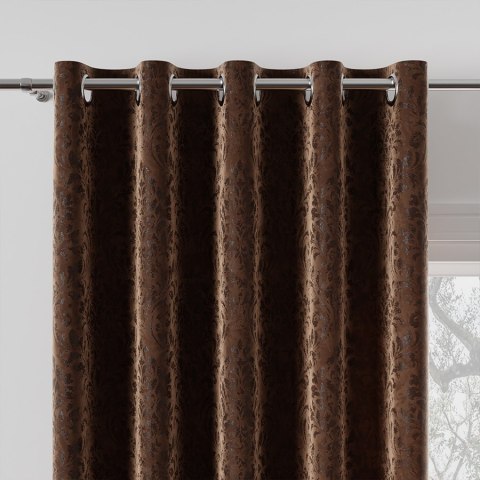 MADELINE Tkanina dekoracyjna, wysokość 300cm, kolor 017 czekoladowy brązowy 374165/TZP/017/000300/1