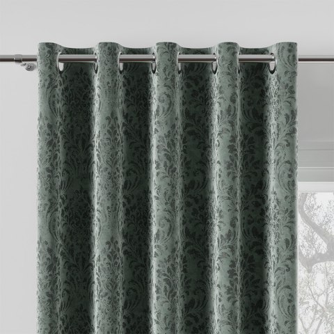 MADELINE Tkanina dekoracyjna, wysokość 300cm, kolor 004 miętowy zielony 374165/TZP/004/000300/1