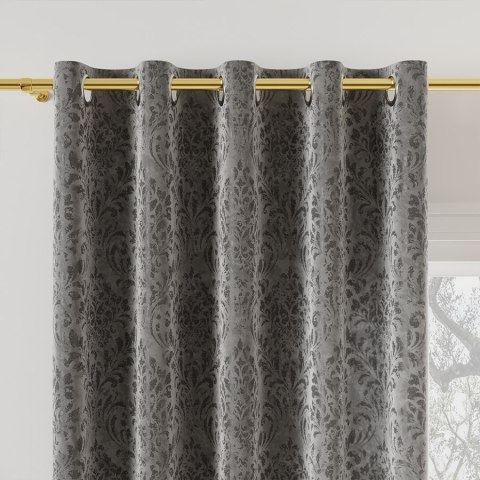 MADELINE Tkanina dekoracyjna, wysokość 300cm, kolor 024 ciemny szary 374165/TZP/024/000300/1