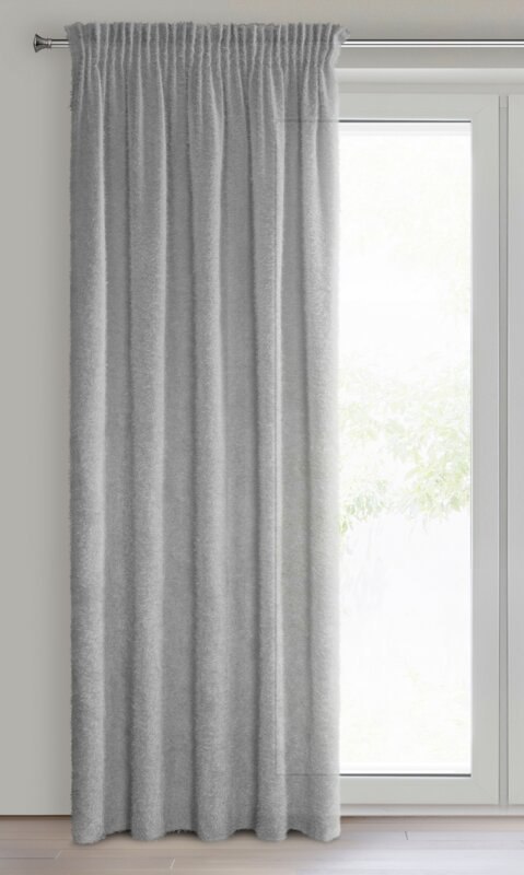 ZASŁONA GOTOWA AGIS NA TAŚMIE SREBRNY