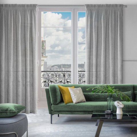 ZASŁONA GOTOWA AGIS NA TAŚMIE SREBRNY