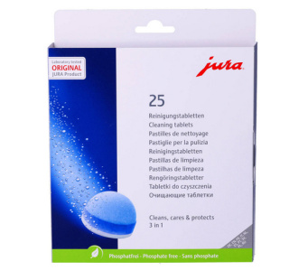 TABLETKI DO CZYSZCZENIA JURA 3-FAZOWE 25 SZT