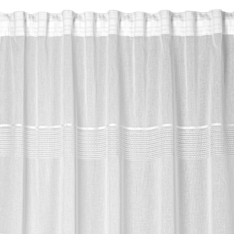 FIRANA GOTOWA INES NA TAŚMIE 140X270 CM BIAŁY